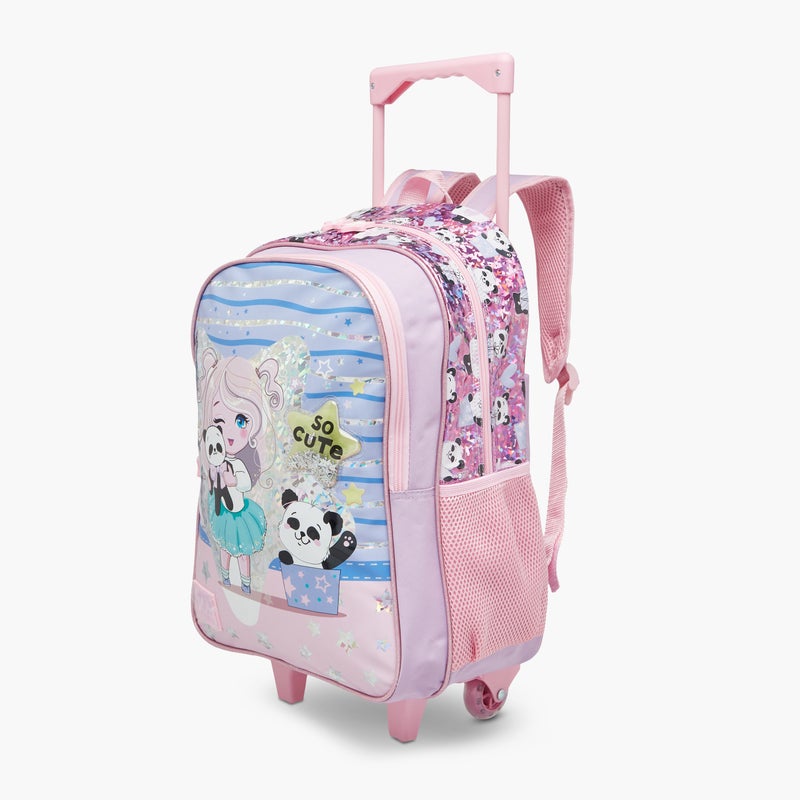 sami_studio 3-Piece School Trolley Bag Set for Girls - Image 4